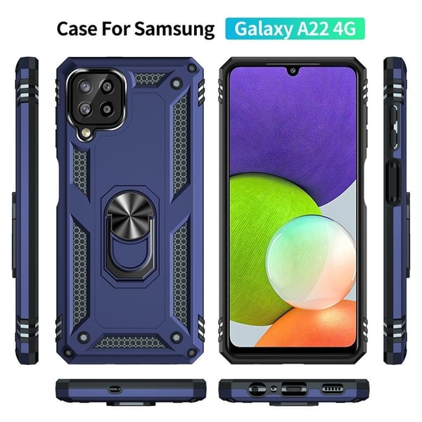 Bofink Combat Samsung Galaxy A22 4G cover - Blå