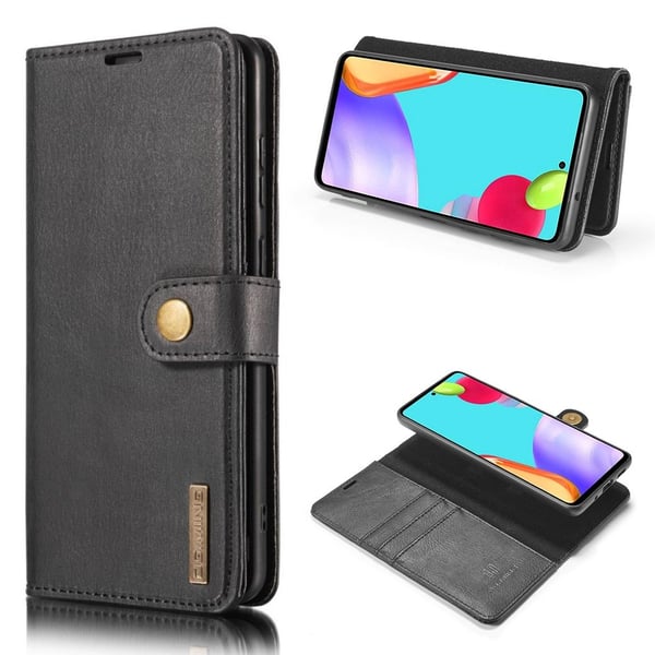 DG.MING Samsung Galaxy A52 5G 2-i-1 etui med pung - Sort DG.MING Samsung Galaxy A52 5G 2-i-1 etui med pung - Sort