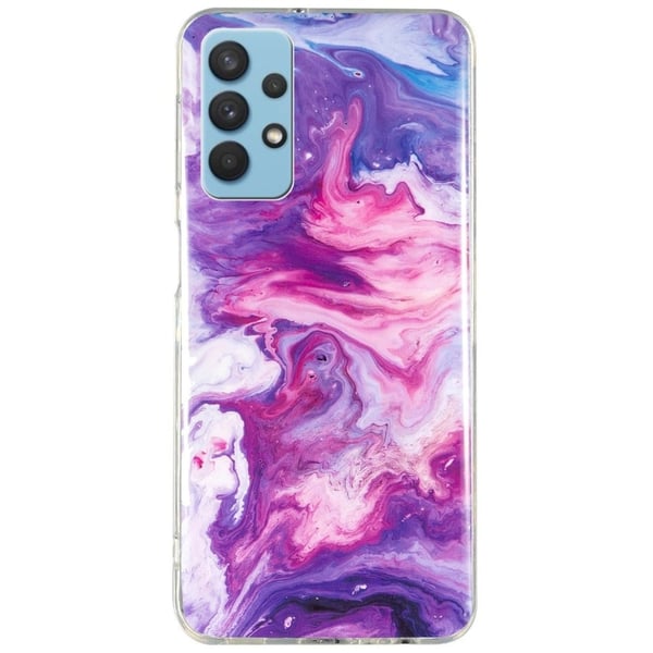 Marble Samsung Galaxy M32 5G / A32 5g Etui - Rød