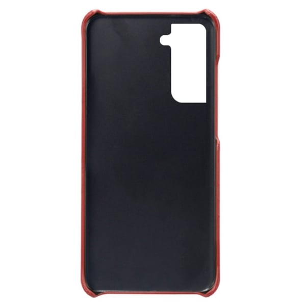 Dual Card Etui Samsung Galaxy S22 - Rød