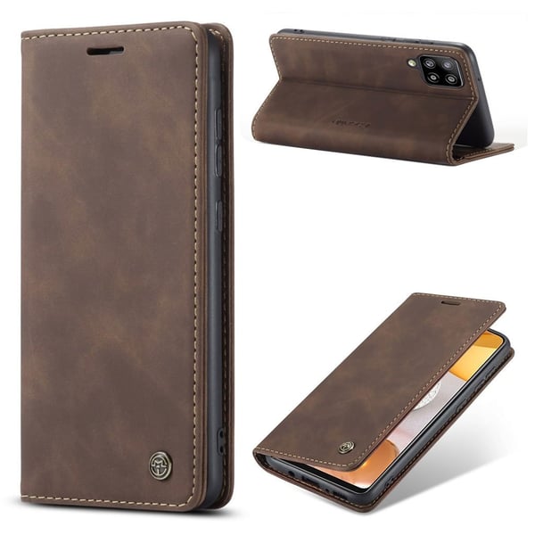 CaseMe Samsung Galaxy S21 Vintage Etui - Kaffe