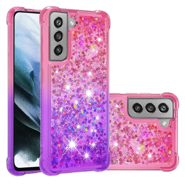Princess Samsung Galaxy S21 FE Cover - Lyserød / Lilla