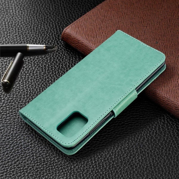 Butterfly Samsung Galaxy A51 flip case - Grønn