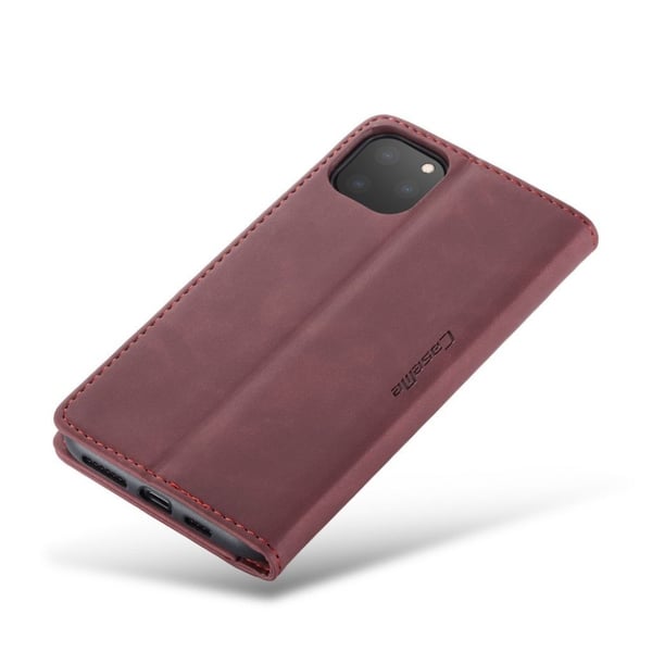 CaseMe iPhone 11 Pro Max Vintage Etui - Vinrød