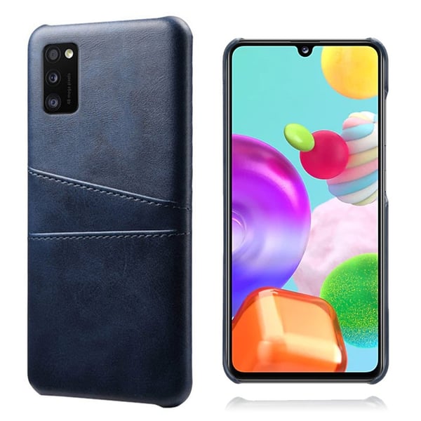 Dual Card etui - Samsung Galaxy A41 - Dark Blue Dual Card etui - Samsung Galaxy A41 - Dark Blue