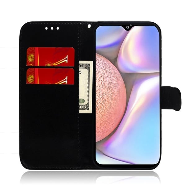 Mirror Samsung Galaxy A10s flip etui - Sølv