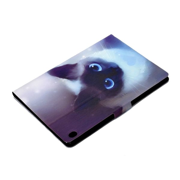 Lenovo Tab M10 Mønster Printing Lær Etui - Katt