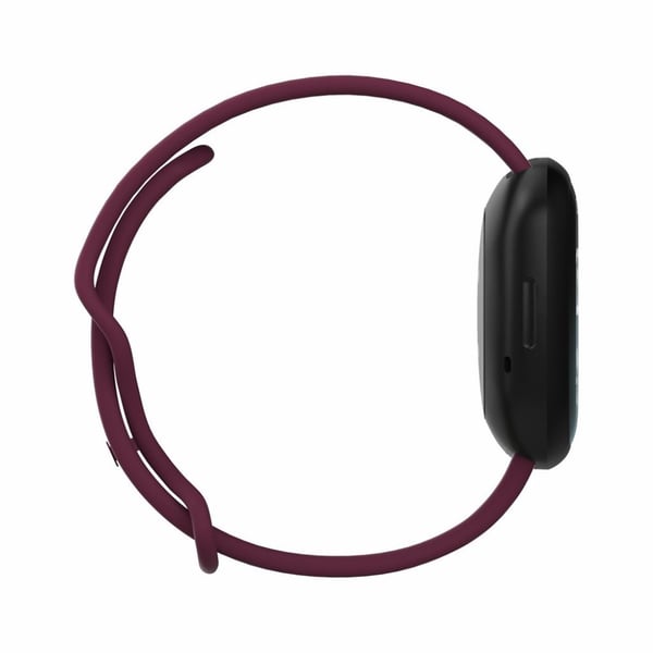 Fitbit Versa 3 / Sense silikonarmbånd - Burgunder Størrelse: S