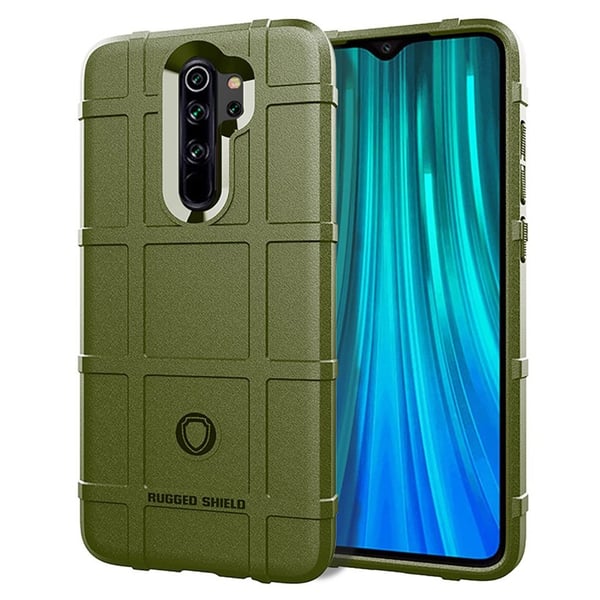 Rugged Shield Cpver - Xiaomi Redmi Note 8 Pro - Militærgrøn