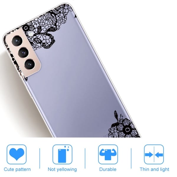 Deco Samsung Galaxy S22 Etui - Lace Blomst
