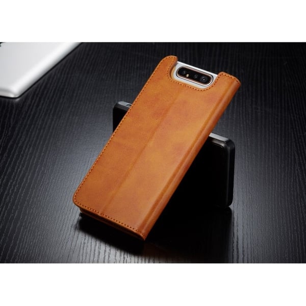 LC.IMEEKE Samsung Galaxy A80 flip etui - Lysebrun
