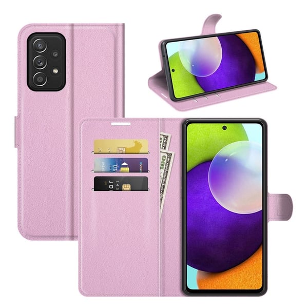 Classic Samsung Galaxy A52s 5G / A52 5g / A52 Flippetui - Rosa