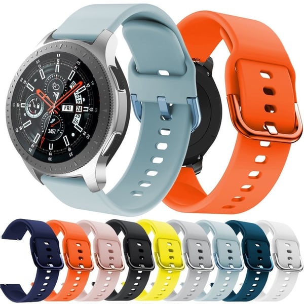 Samsung Galaxy Watch (46mm) silikoninen ranneke - Musta