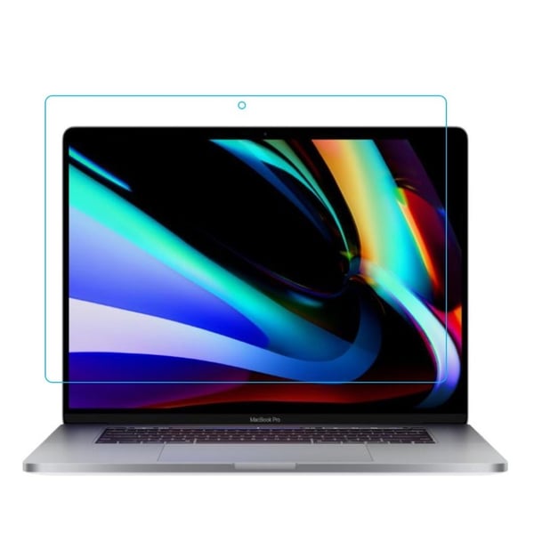 MacBook Pro 16 (2019-) arc edge hærdet glas skærmbeskyttelse