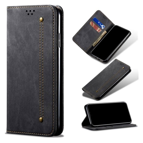 Jeans Xiaomi Redmi Note 8 Pro fodral - Svart