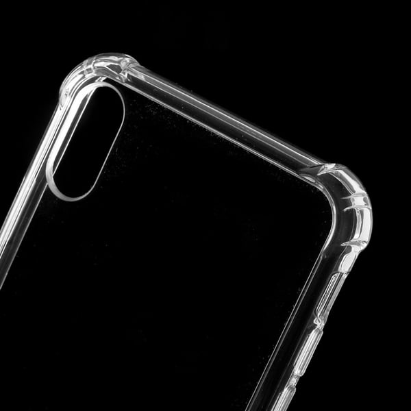 iPhone Xr beskyttelses deksel av akryl og TPU materiale - gjennomsiktig