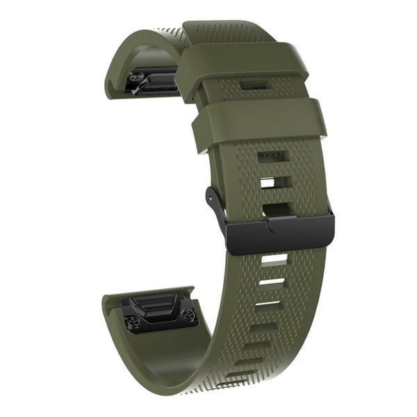 Garmin Fenix ​​5s Silikon Klokkereim - Army Grønn