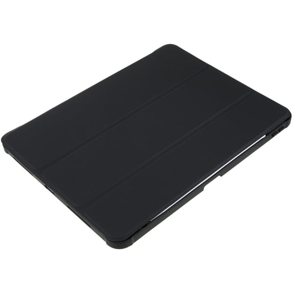 iPad Pro 12.9 (2022) / (2021) / (2020) trefoldig skinn- og akrylveske - Svart