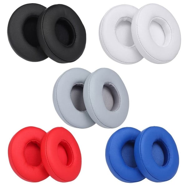 2Pcs Beats Solo 2 / 3 ear pad pude - Hvid