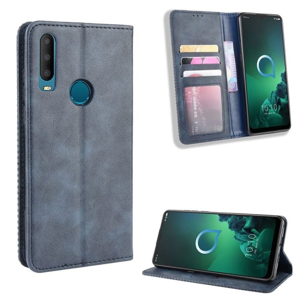 Bofink Vintage Alcatel 3X (2019) etui – Blå