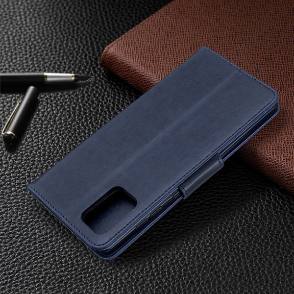 Butterfly Samsung Galaxy A71 flip case - Blå