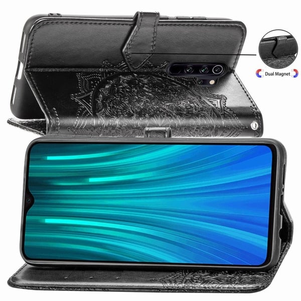 Mandala Xiaomi redmi Note 8 Pro Flip Veske - Svart