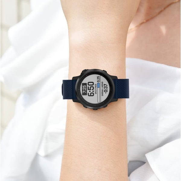 Garmin Fenix 6S Stilfuldt silikone Urrem - Mørkeblå