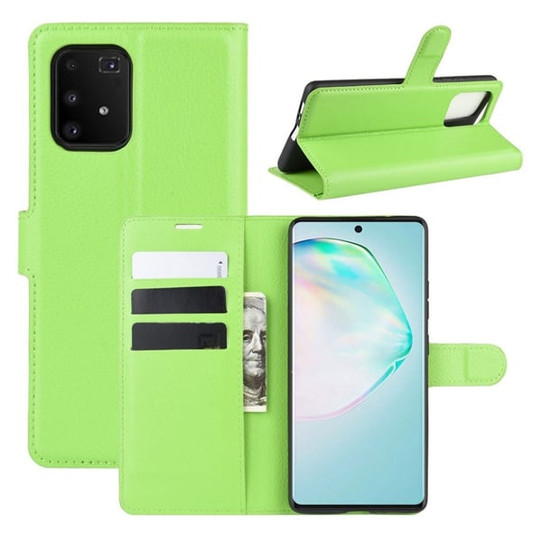 Classic Samsung Galaxy S10 Lite flip etui - Grønn