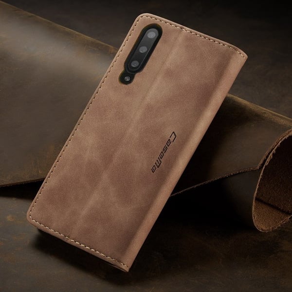 CaseMe Samsung Galaxy A50 Vintage Etui - Brun