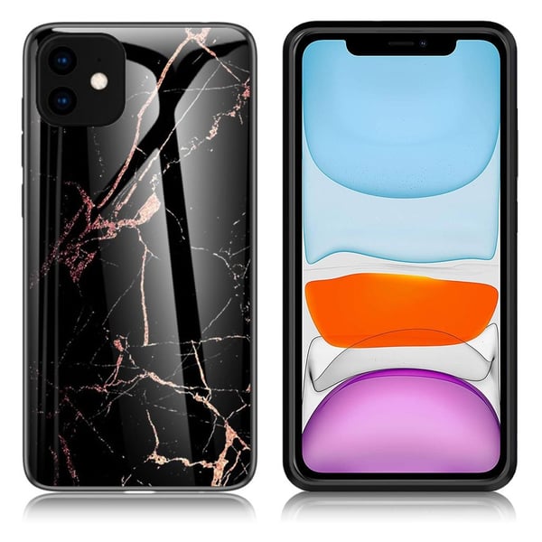 Fantasy Marble iPhone 11 kuoret - Kulta