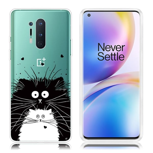 Deco OnePlus 8 Pro deksel - Svart Og Svart