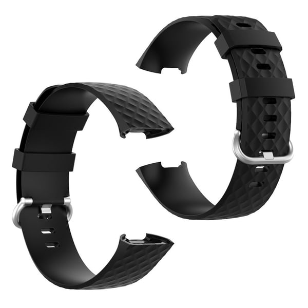 Fitbit Charge 3 / 4 holdbart urrem - Sort Fitbit Charge 3 / 4 holdbart urrem - Sort