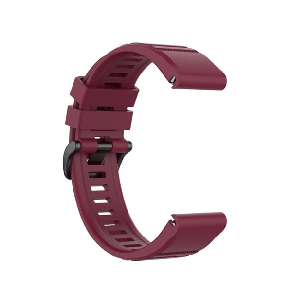 Garmin Fenix 6 -kellon kestävä ranneke - Viininpunainen