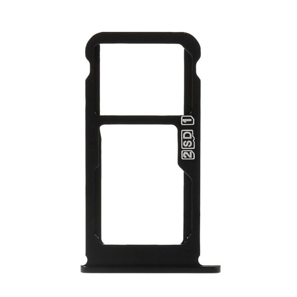 Nokia 7.1 OEM-holder for dobbelt sim-kort - Svart