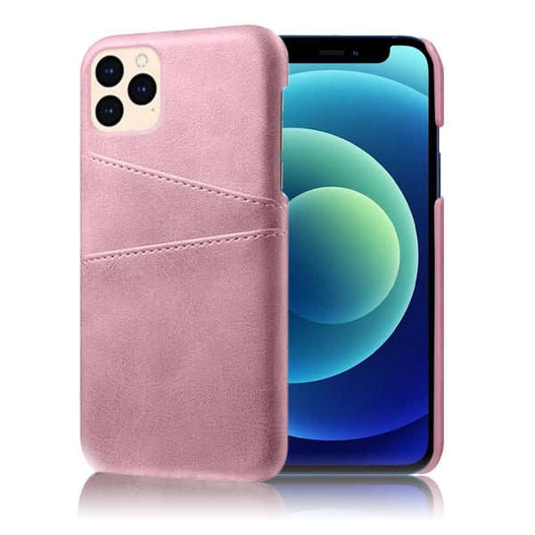 Dual Card Etui iPhone 12 Mini - Rose Gull