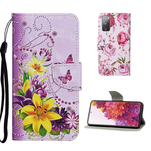 Wonderland Samsung Galaxy S20 Fe 5g / S20 Fe Flip Etui - Gul Blomst Wonderland Samsung Galaxy S20 Fe 5g / S20 Fe Flip Etui - Gul Blomst