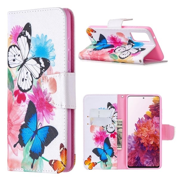 Wonderland Samsung Galaxy S20 FE 5G / S20 Fe Flippetui - Sommerfugler