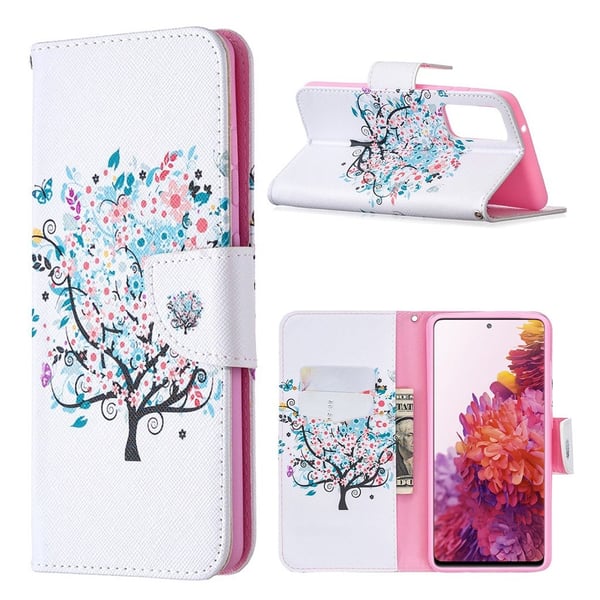 Wonderland Samsung Galaxy S20 Fe 5g / S20 Fe Flip Etui - Blomst Træ