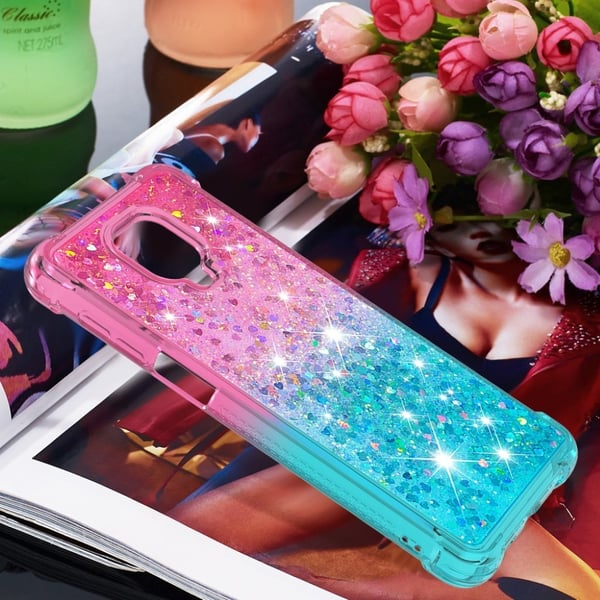 Princess Xiaomi Redmi Note 9S / 9 Pro Deksel - Rose / Cyan