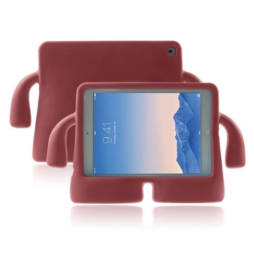 Kids Cartoon iPad Air 2 Ekstra Beskyttende Etui - Rød