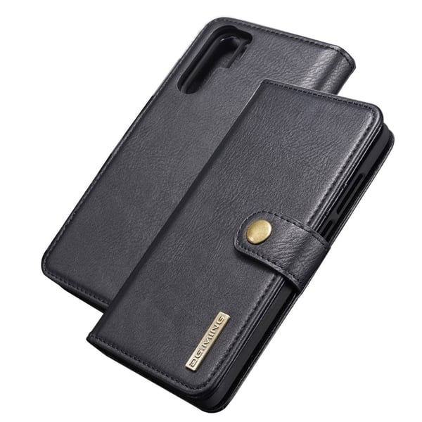 Dg.Ming Huawei P30 Pro 2-I-1 Splittet Skinnetui - Svart Dg.Ming Huawei P30 Pro 2-I-1 Splittet Skinnetui - Svart