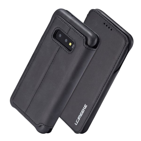 LC.IMEEKE Samsung Galaxy S10e retro etui - Sort