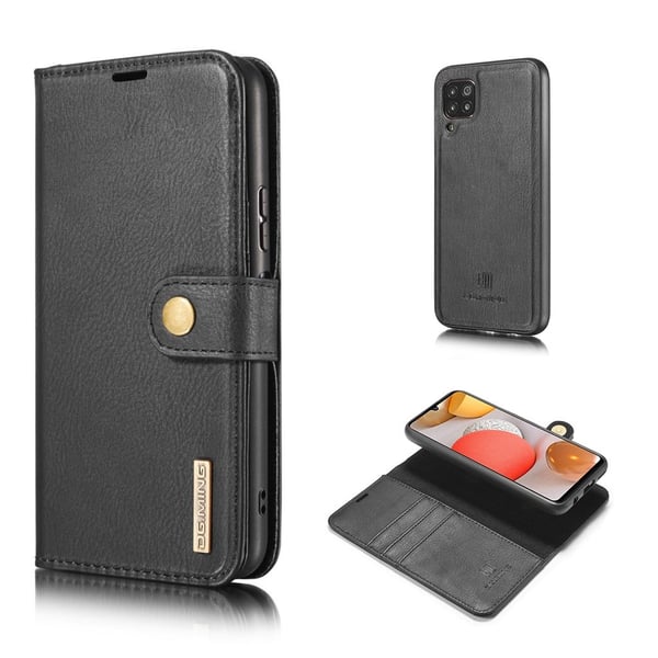 DG.MING Samsung Galaxy A42 5G 2-in-1 pung etui - sort