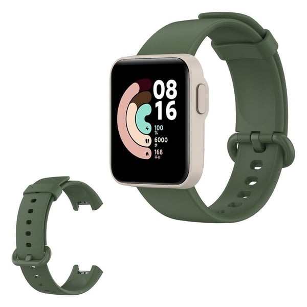 Xiaomi Mi Watch Lite enkel silikonklokkebånd - Militærgrønn