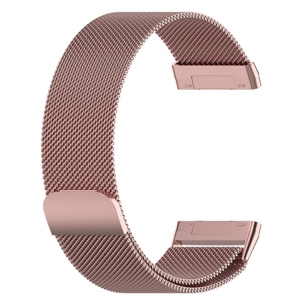 Fitbit Sense 2 / Versa 4 milanesisk urrem i rustfrit stål - Rose Pink Størrelse: S