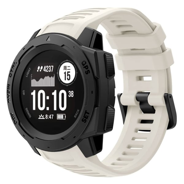Garmin Instinct Silikon Klokkereim - Hvit