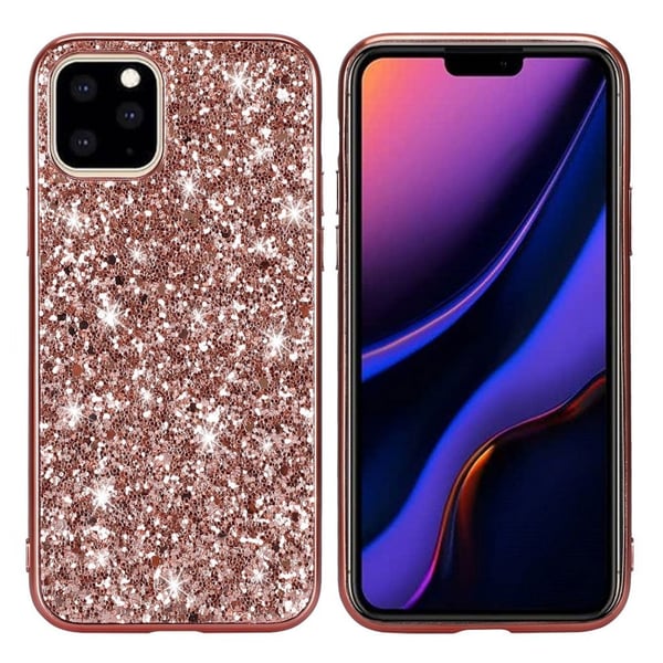 Glitter iPhone 11 cover - Lyserød Glitter iPhone 11 cover - Lyserød