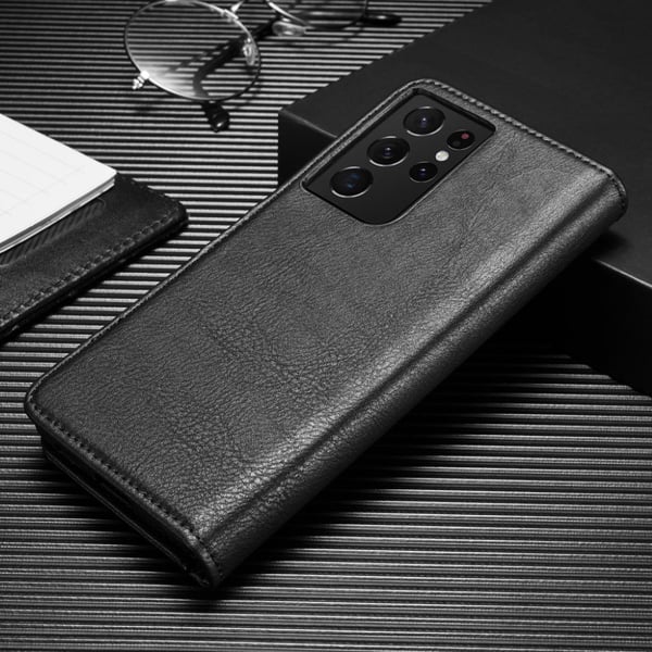 DG.Ming Samsung Galaxy S21 Ultra 2-in-1 Lommebok Etui - Svart