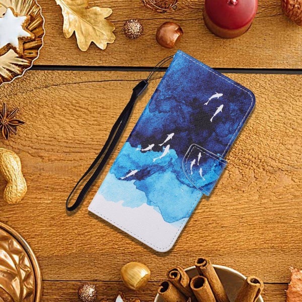 Wonderland Samsung Galaxy A71 flip-etui - Hav