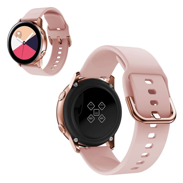 20 mm universalklokkearmbånd i silikon - Rosa 20 mm universalklokkearmbånd i silikon - Rosa